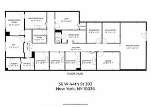 34-36 W 44th St, New York, NY for lease Floor Plan- Image 1 of 22