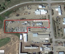 729 Central Av W, Linden, AB - aerial  map view