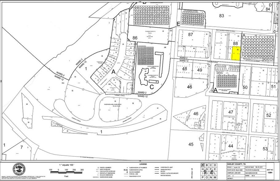 78 W Carolina Ave, Memphis, TN à vendre - Plan cadastral - Image 3 de 3