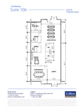 3150 N Arizona Ave, Chandler, AZ à louer Plan d’étage- Image 2 de 2