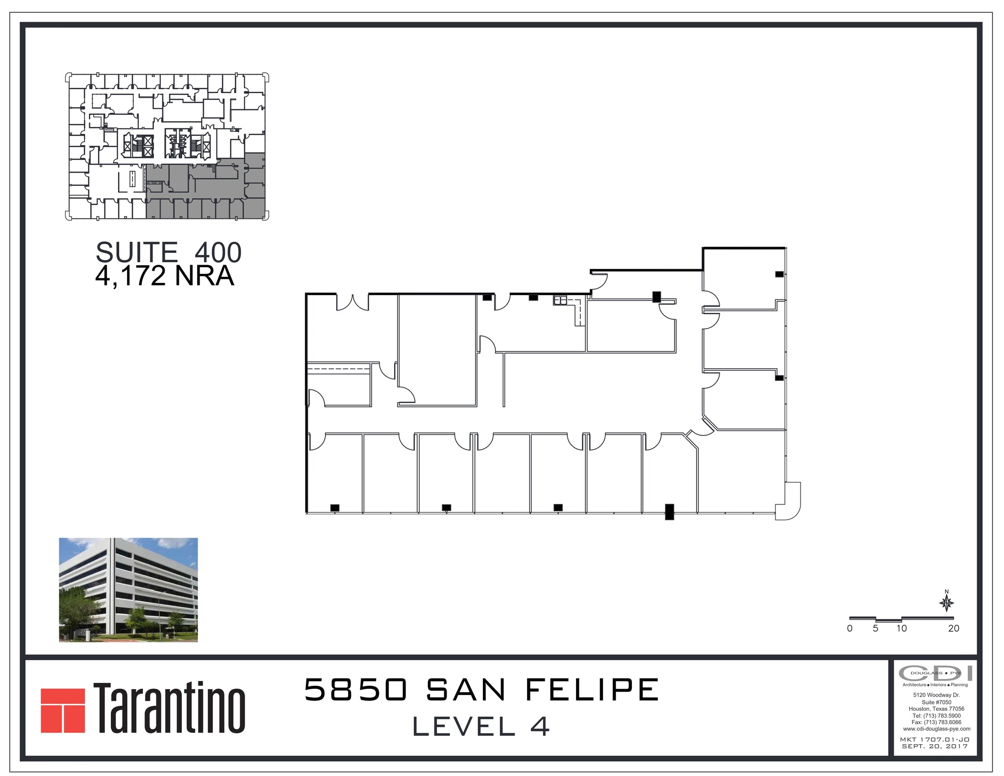 5850 San Felipe St, Houston, TX à louer Plan de site- Image 1 de 1