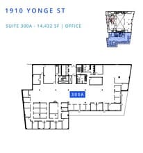 1910-1920 Yonge St, Toronto, ON for lease Floor Plan- Image 1 of 1