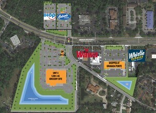 550 W Granada Blvd, Ormond Beach, FL - Aerial  map view