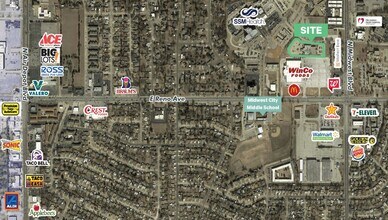600 National Ave, Oklahoma City, OK - AERIAL  map view