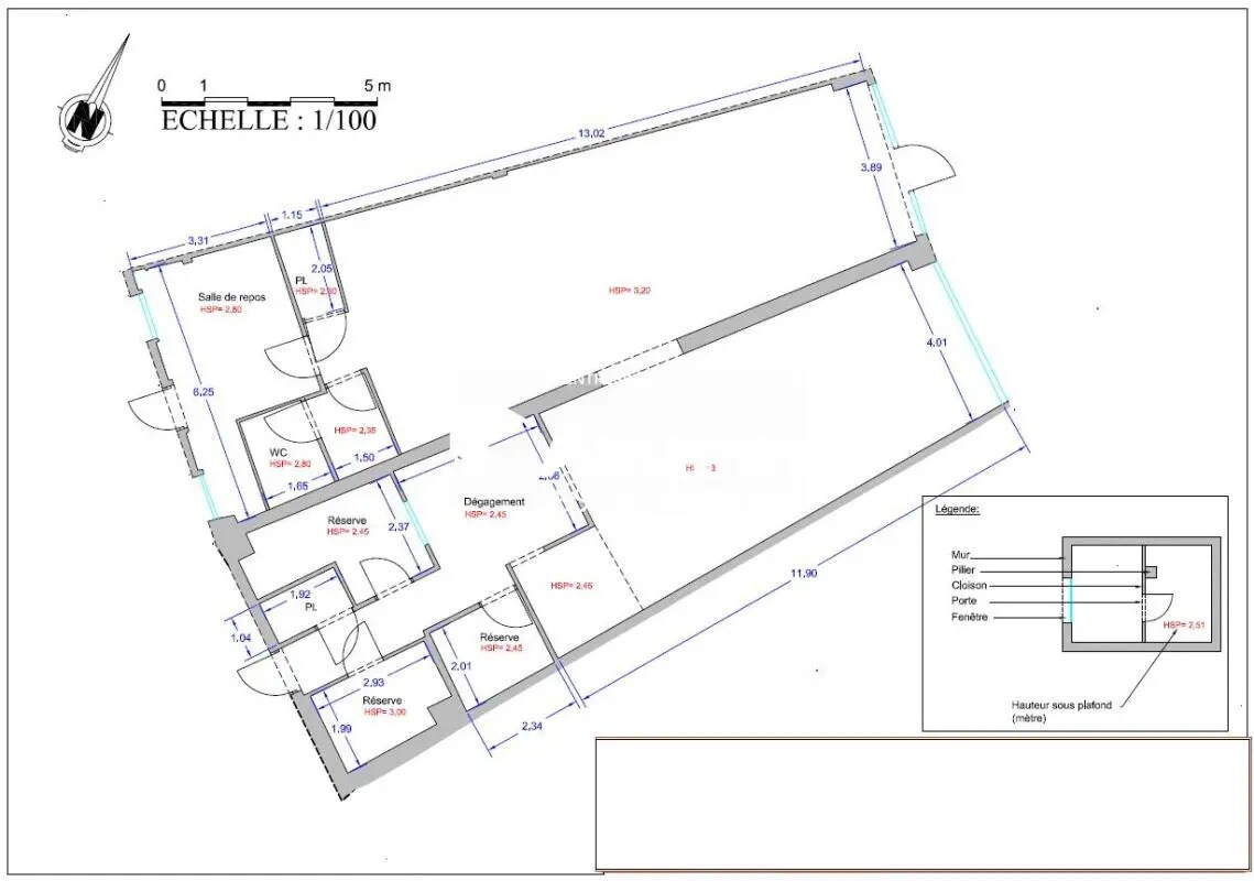 Retail in Colomiers for lease Floor Plan- Image 1 of 2