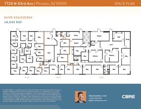 7725 N 43rd Ave, Phoenix, AZ for lease Floor Plan- Image 2 of 2