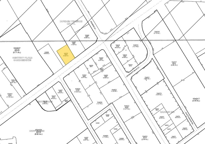 3813 University Blvd W, Jacksonville, FL for sale - Plat Map - Image 2 of 15