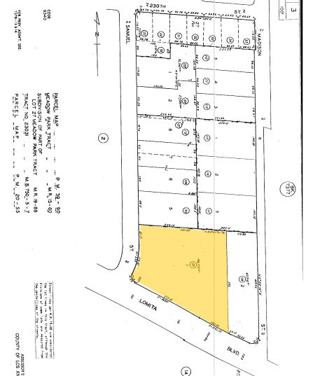 3655 Lomita Blvd, Torrance, CA à vendre - Plan cadastral - Image 1 de 1