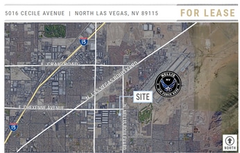 5016 Cecile Ave, Las Vegas, NV - Aerial  map view