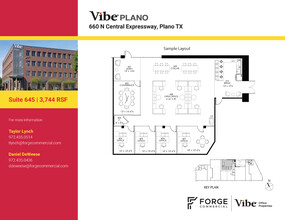 660 N Central Expy, Plano, TX à louer Plan d  tage- Image 1 de 1