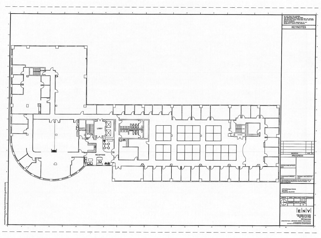 215 N Marengo Ave, Pasadena, CA à louer Plan d  tage- Image 1 de 1