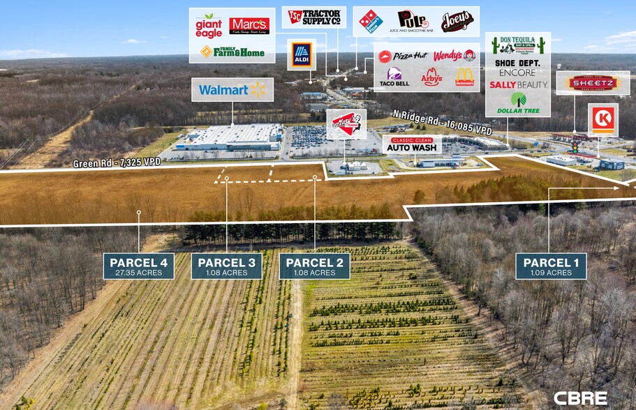 N Ridge Rd, Madison, OH à vendre - Aérien - Image 3 de 5