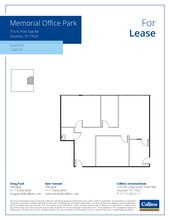 710 N Post Oak Rd, Houston, TX for lease Floor Plan- Image 1 of 2