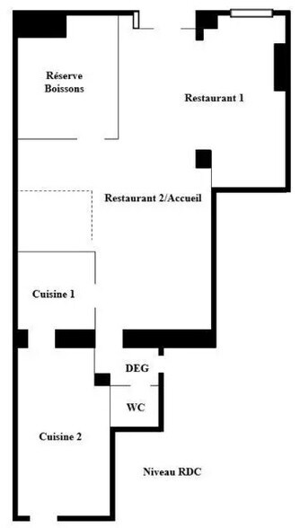 Retail in Paris for sale - Floor Plan - Image 1 of 2