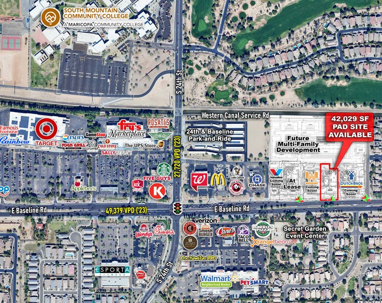 E-NEC 24th St & Baseline, Phoenix, AZ à vendre Photo du bâtiment- Image 1 de 3