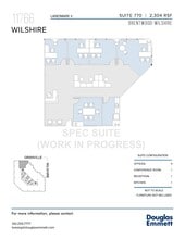 11766 Wilshire Blvd, Los Angeles, CA à louer Plan d’étage- Image 2 de 2