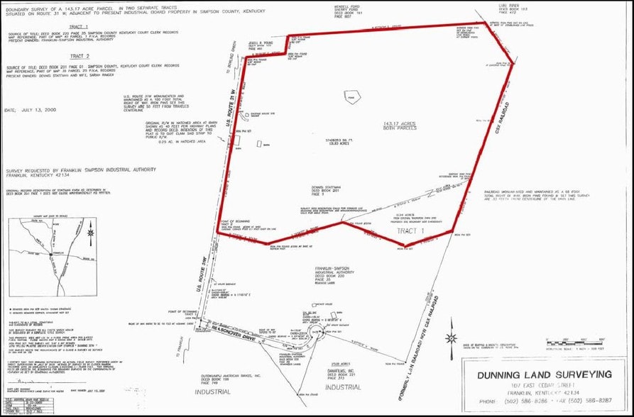 US Route 31 W, Franklin, KY à vendre - Plan cadastral - Image 1 de 1