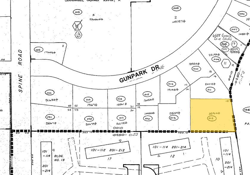 6630 Gunpark Dr, Boulder, CO for lease - Plat Map - Image 3 of 3