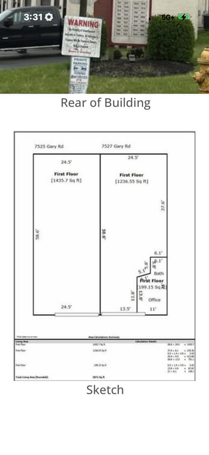 7527 Gary Rd, Manassas, VA 20109 - Unité 7525/7527 -  - Plan d’étage - Image 1 of 3