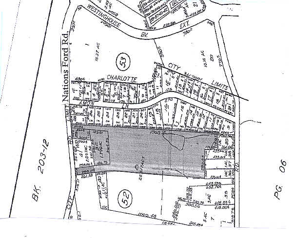 3401 Woodpark Blvd, Charlotte, NC for lease - Plat Map - Image 2 of 7