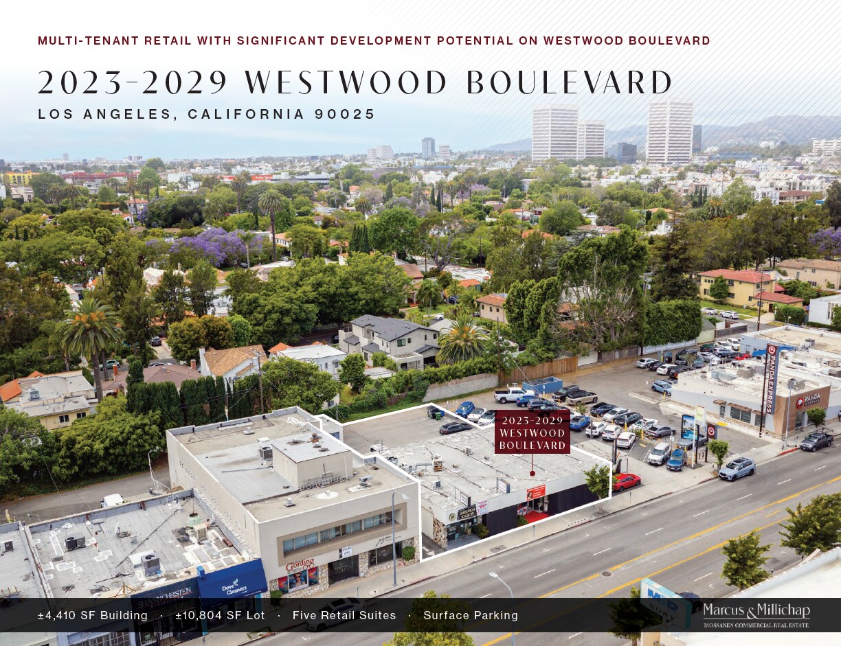 2023-2029 Westwood Blvd, Los Angeles, CA à vendre Photo du bâtiment- Image 1 de 12