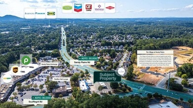 1755 Scufflegrit Rd, Marietta, GA - AÉRIEN  Vue de la carte