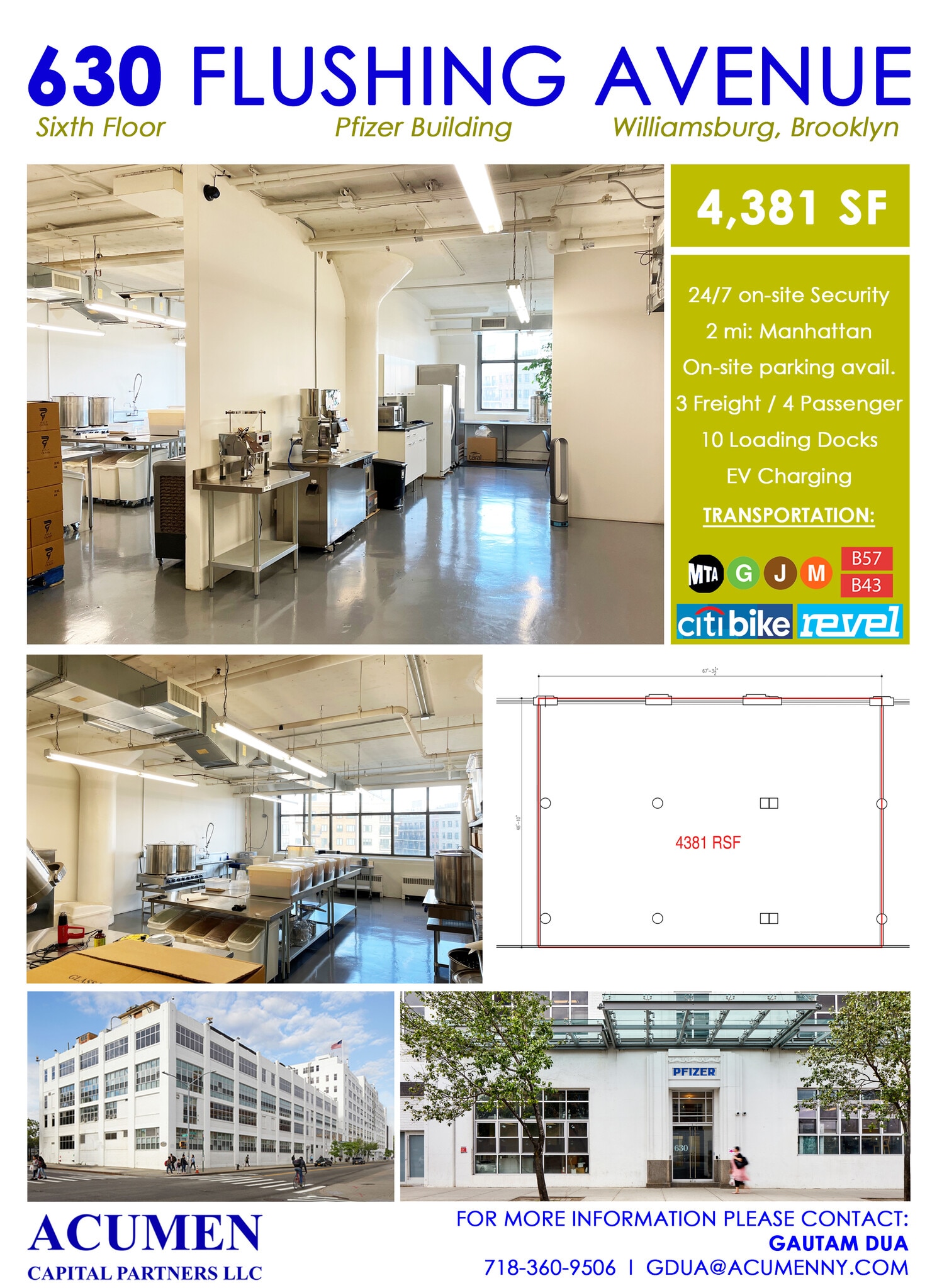 630 Flushing Ave, Brooklyn, NY for lease Interior Photo- Image 1 of 1