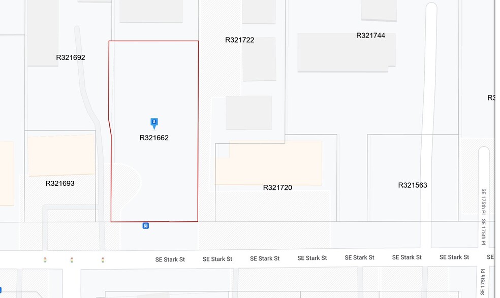 17347 SE Stark St, Portland, OR à vendre - Plan cadastral - Image 2 de 2