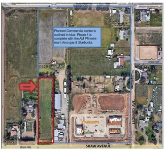 Plus de détails pour 3600 Shaw Ave, Clovis, CA - Terrain à vendre