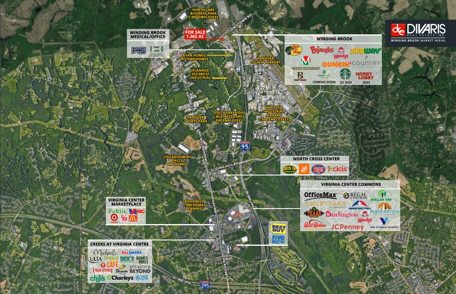 Lewistown Road and Lakeridge Parkway, Ashland, VA à louer - Photo du bâtiment - Image 2 de 18