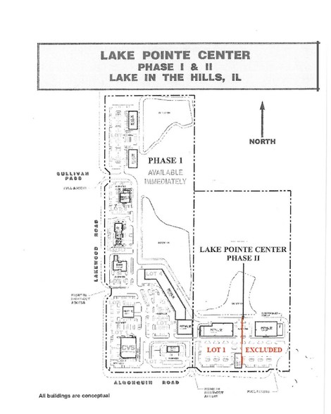 Algonquin & Lakewood Rd, Lake In The Hills, IL à vendre - Plan de site - Image 3 de 4