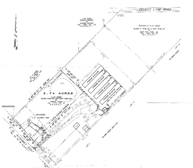 5573 FM 3097, Rockwall, TX à vendre - Plan cadastral - Image 2 de 4