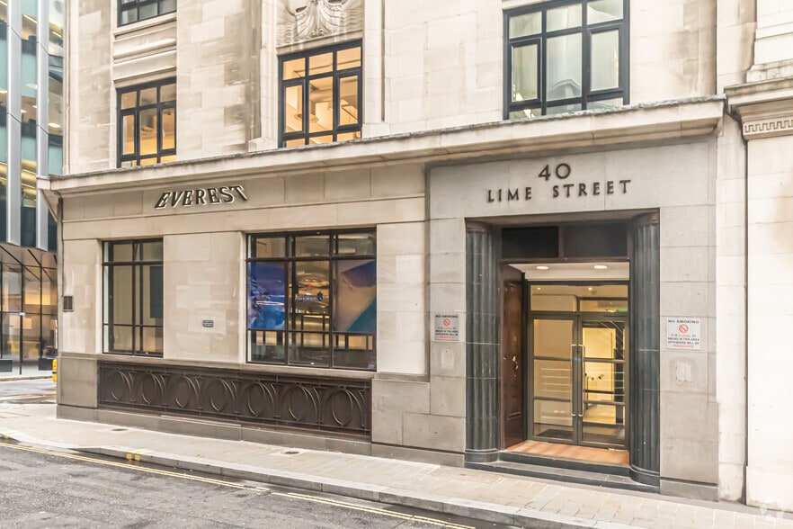 40 Lime St, Londres à louer - Photo du bâtiment - Image 3 de 10