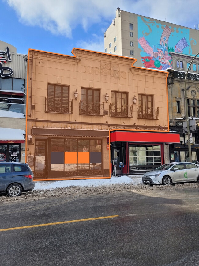 Plus de détails pour 1200-1206 Rue Peel, Montréal, QC - Commerce de détail à louer
