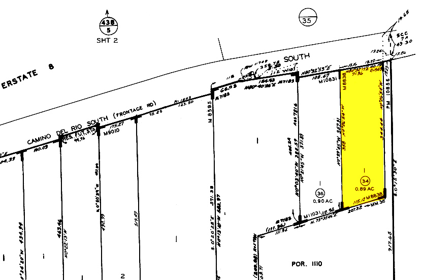 2801 Camino del Rio S, San Diego, CA for lease - Plat Map - Image 2 of 36