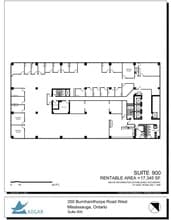 350 Burnhamthorpe Rd W, Mississauga, ON for lease Floor Plan- Image 1 of 1
