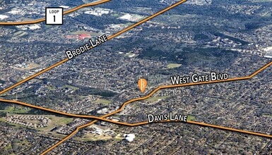 8109 Longview Rd, Austin, TX - Aérien  Vue de la carte