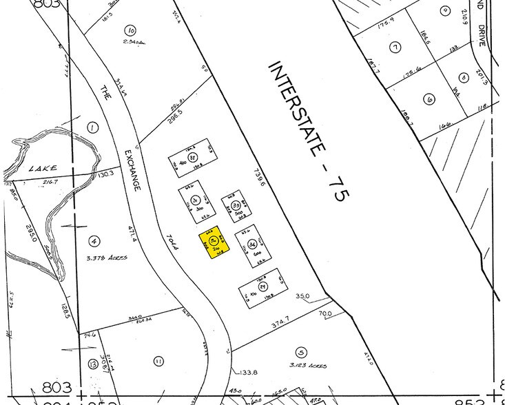 1900 The Exchange SE, Atlanta, GA à vendre - Plan cadastral - Image 3 de 25