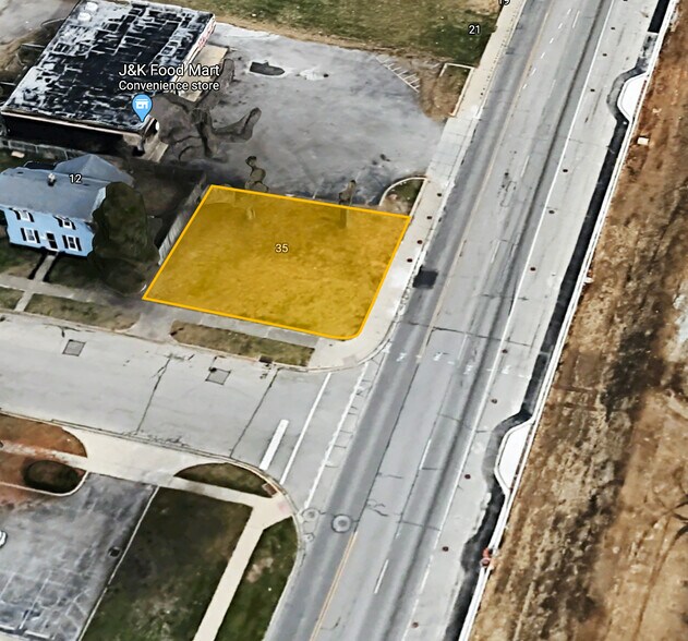 35 W Central Ave, West Carrollton, OH à vendre - Aérien - Image 2 de 3