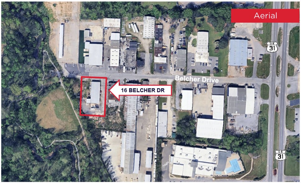 16 Belcher Dr, Pelham, AL à louer - Aérien - Image 2 de 2