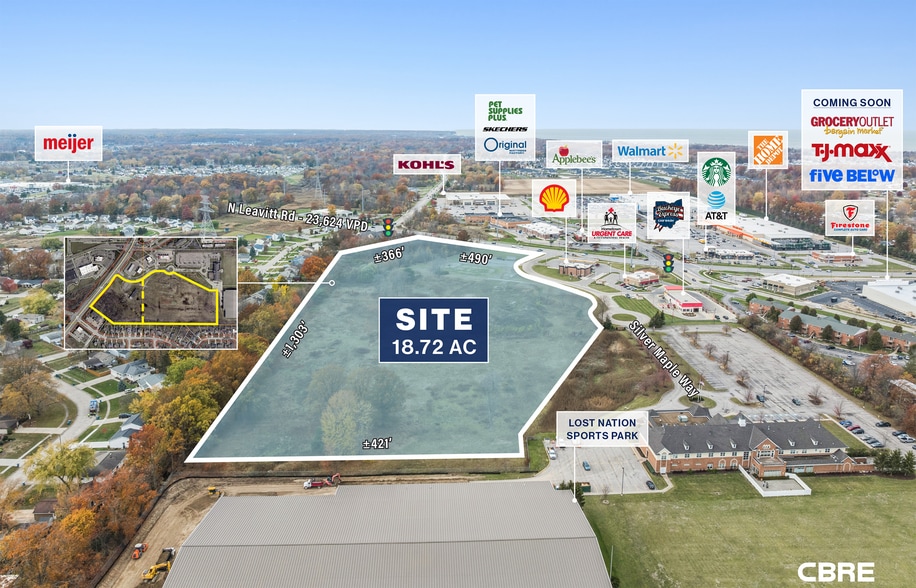 4397 Leavitt Rd, Lorain, OH à vendre - Aérien - Image 2 de 6