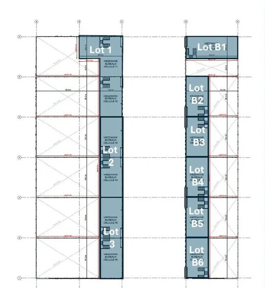 Flex in Wissous for lease - Floor Plan - Image 3 of 4