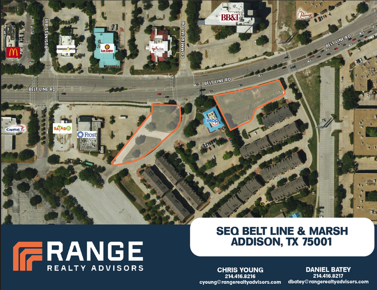 SEQ Marsh Lane & Belt Line Rd, Addison, TX à vendre - A rien - Image 1 de 1