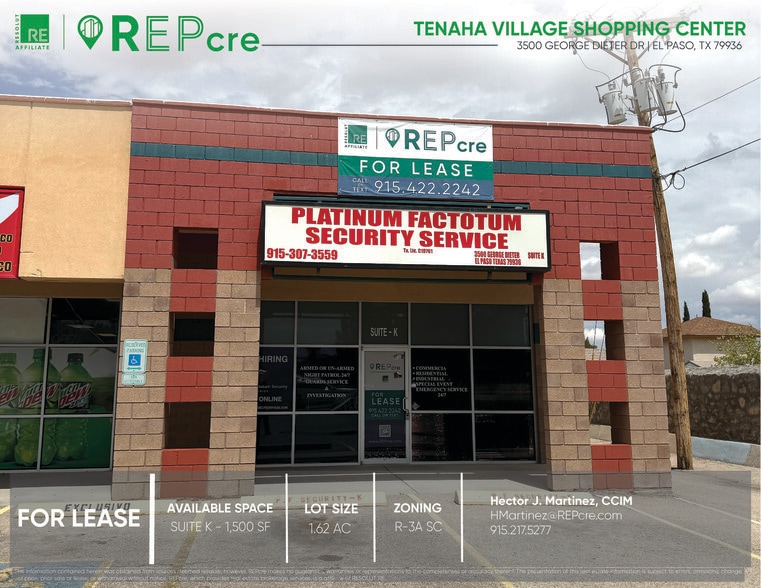 3500 George Dieter Dr, El Paso, TX for lease - Building Photo - Image 1 of 3