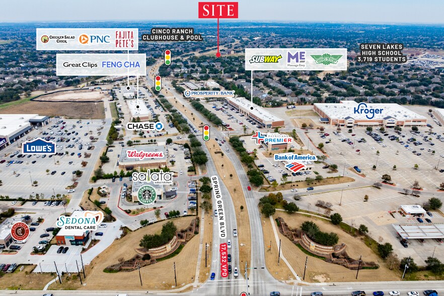 NEC SPRING GREEN BLVD. & S. FRY RD., Katy, TX for lease - Building Photo - Image 2 of 7