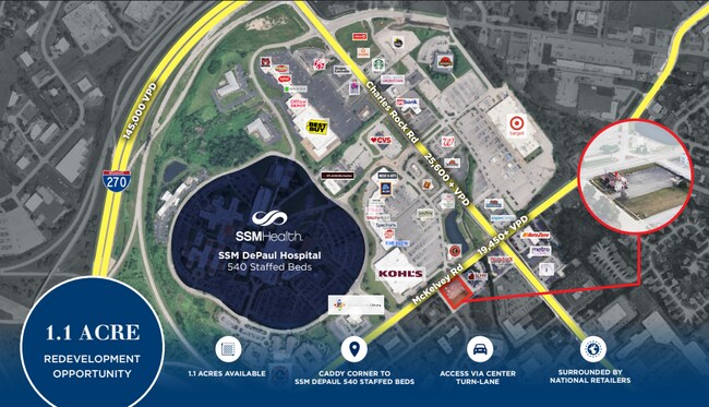 Plus de détails pour 3510 Mckelvey Rd, Bridgeton, MO - Commerce de détail à louer