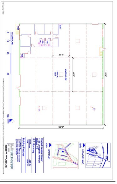 1122-1140 Longpoint Ave, Dallas, TX à louer - Plan d’étage - Image 1 de 2