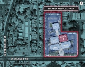 604 W Warner Rd, Chandler, AZ - AERIAL  map view