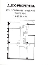 4151 Southwest Fwy, Houston, TX à louer Plan d’étage- Image 1 de 1