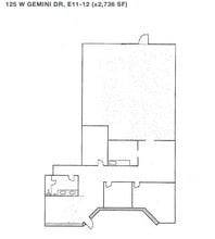 6105 S Ash Ave, Tempe, AZ à louer Plan d’étage- Image 1 de 1